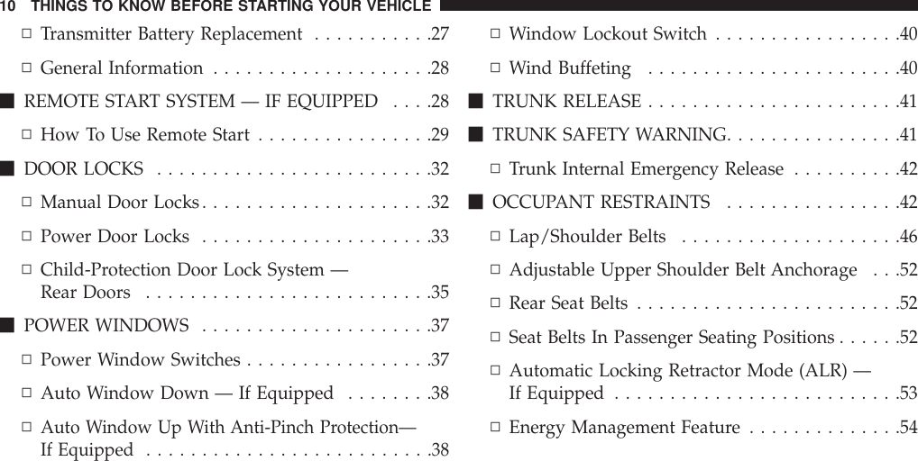 2013 Dodge Avenger Owners Manual Pdf | Dodge Specs Top