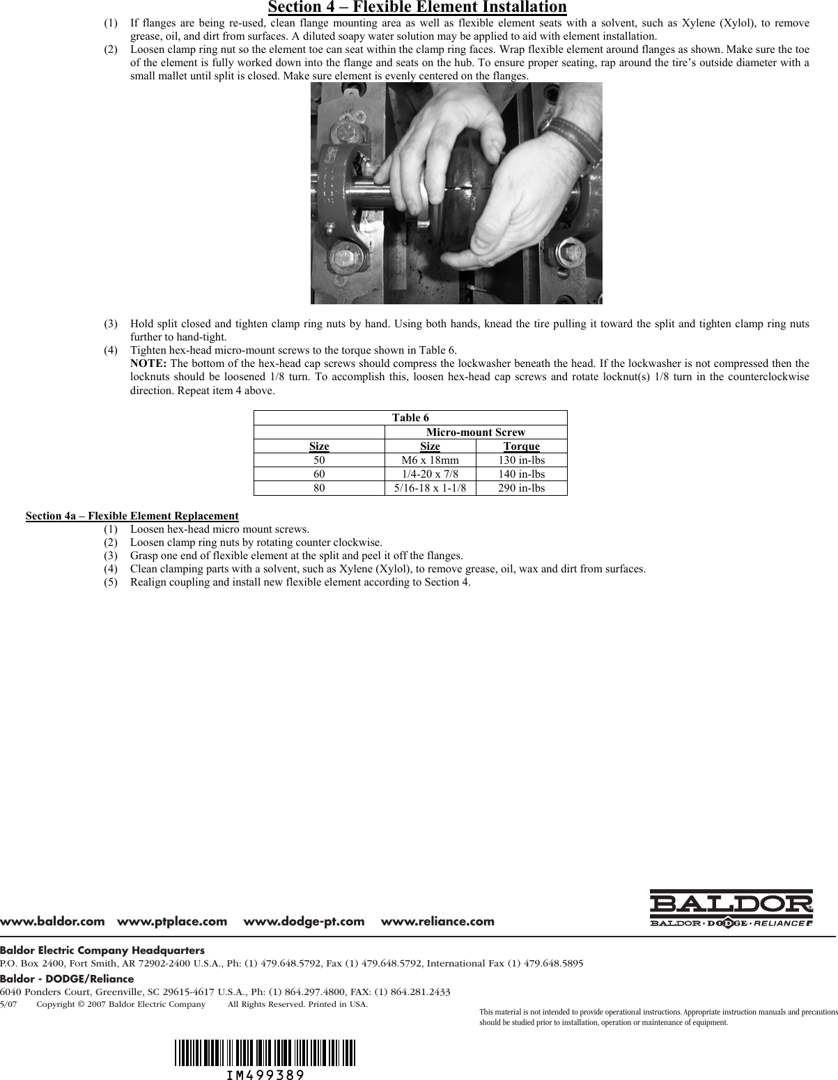 Page 4 of 4 - Dodge Dodge-Para-Flex-Gfb-Users-Manual-  Dodge-para-flex-gfb-users-manual