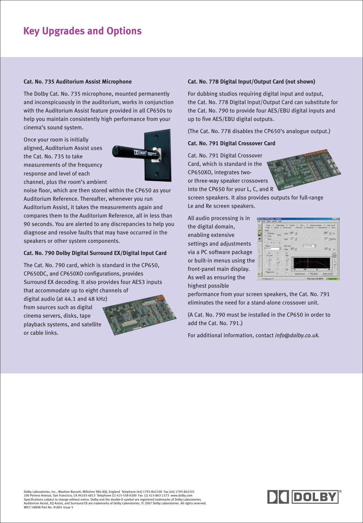 Page 4 of 4 - Dolby-Laboratories Dolby-Laboratories-Cp650-Users-Manual- Dolby CP650 Digital Cinema Processor  Dolby-laboratories-cp650-users-manual