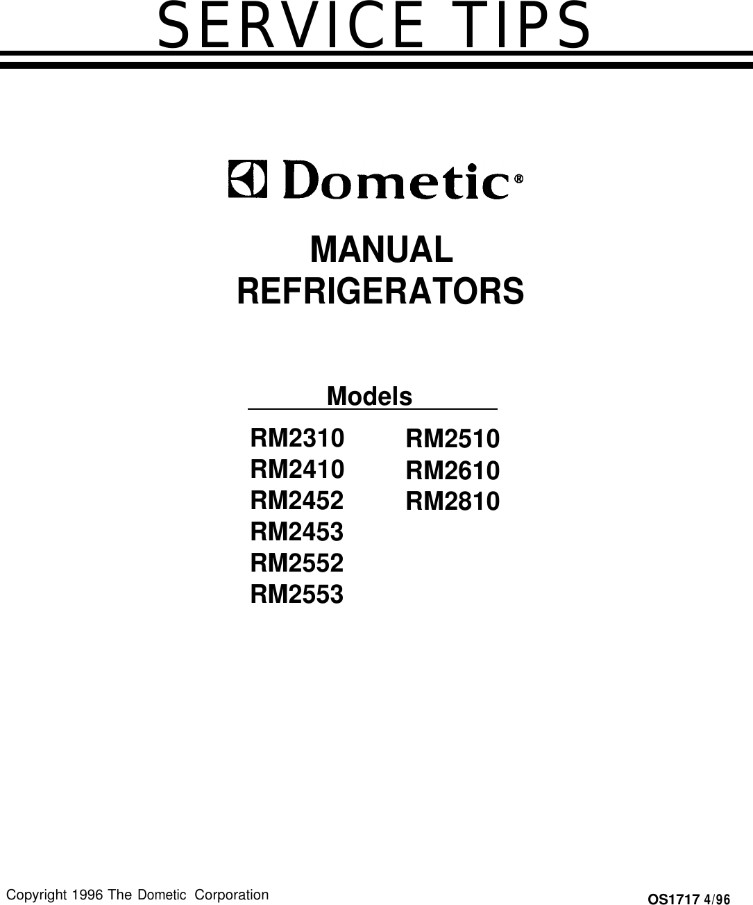 Dometic Rm2310 Service Manual ManualsLib Makes It Easy To Find Manuals