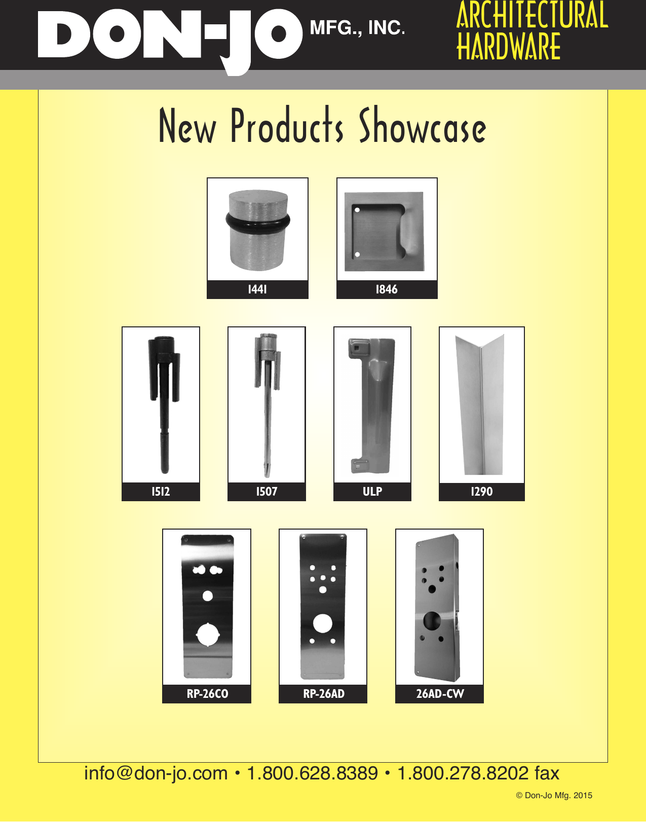 Page 7 of 8 - Don Jo  2015 Don-Jo Door Controls Product Catalog