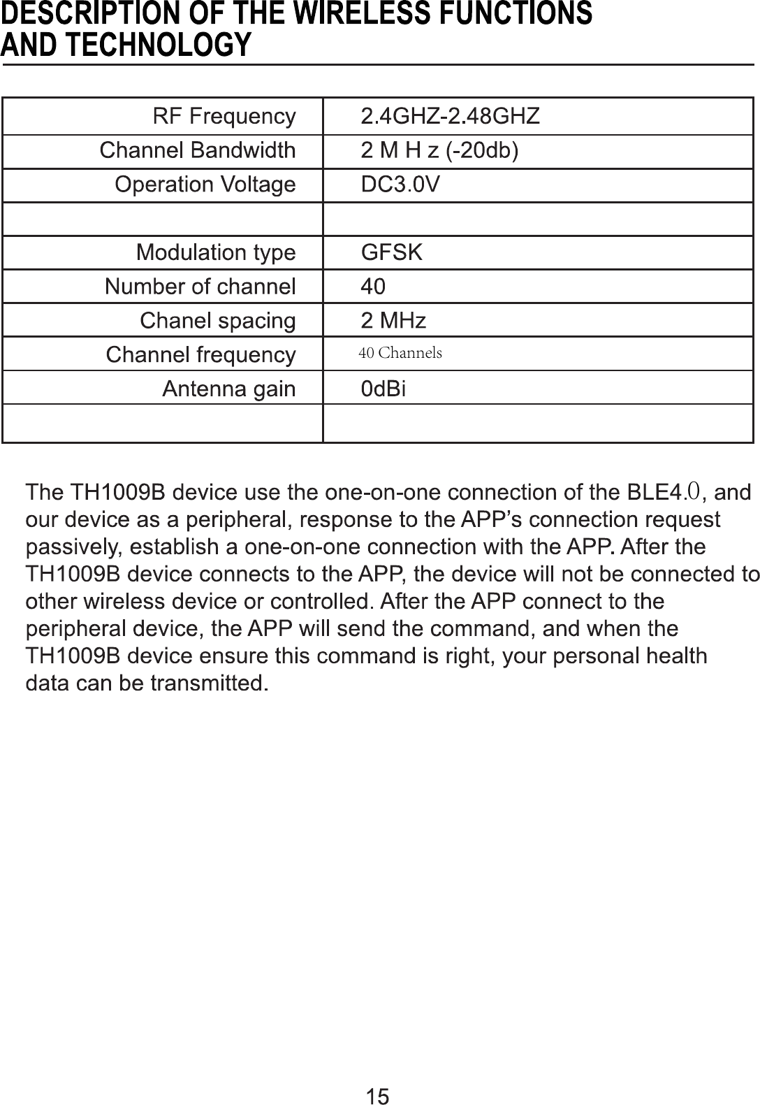 Page 15 of Dongdixin Technology BLUENRG-V10 Digital Ear Thermometer User Manual