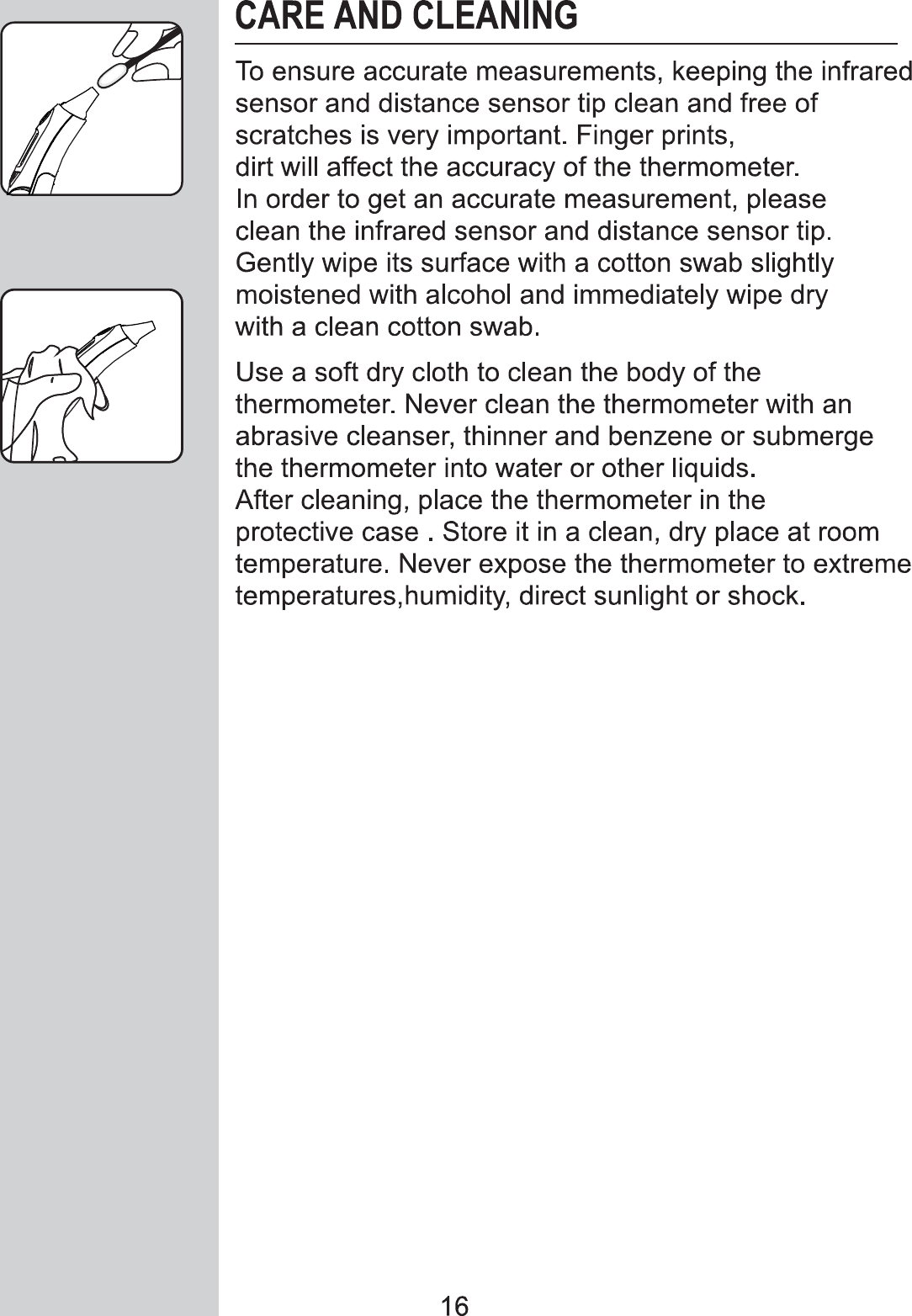 Page 16 of Dongdixin Technology BLUENRG-V10 Digital Ear Thermometer User Manual