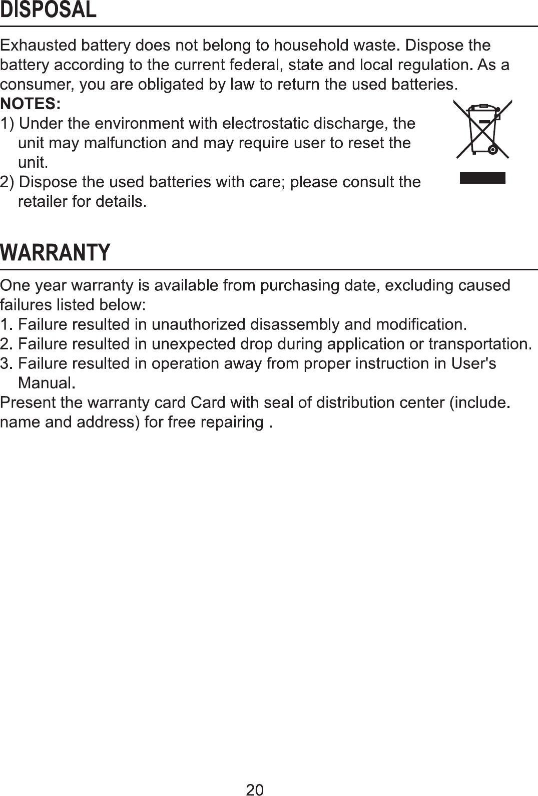 Page 20 of Dongdixin Technology BLUENRG-V10 Digital Ear Thermometer User Manual