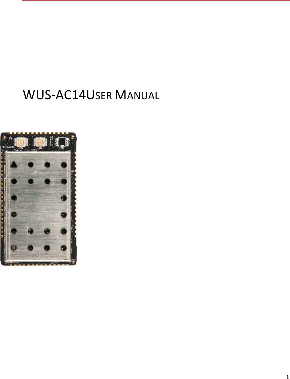 1WUS‐AC14USERMANUAL