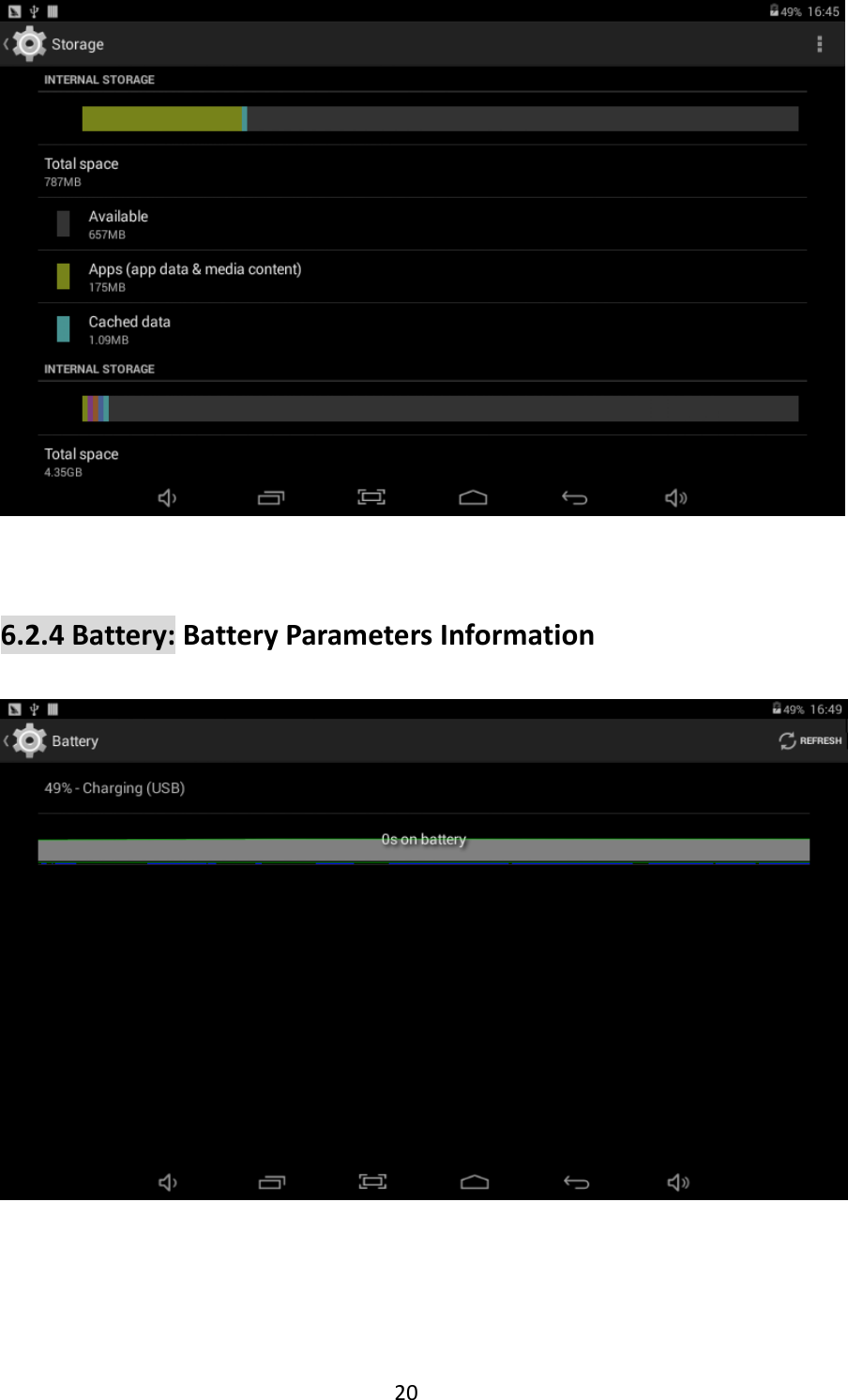 20                                                     6.2.4 Battery: Battery Parameters Information       