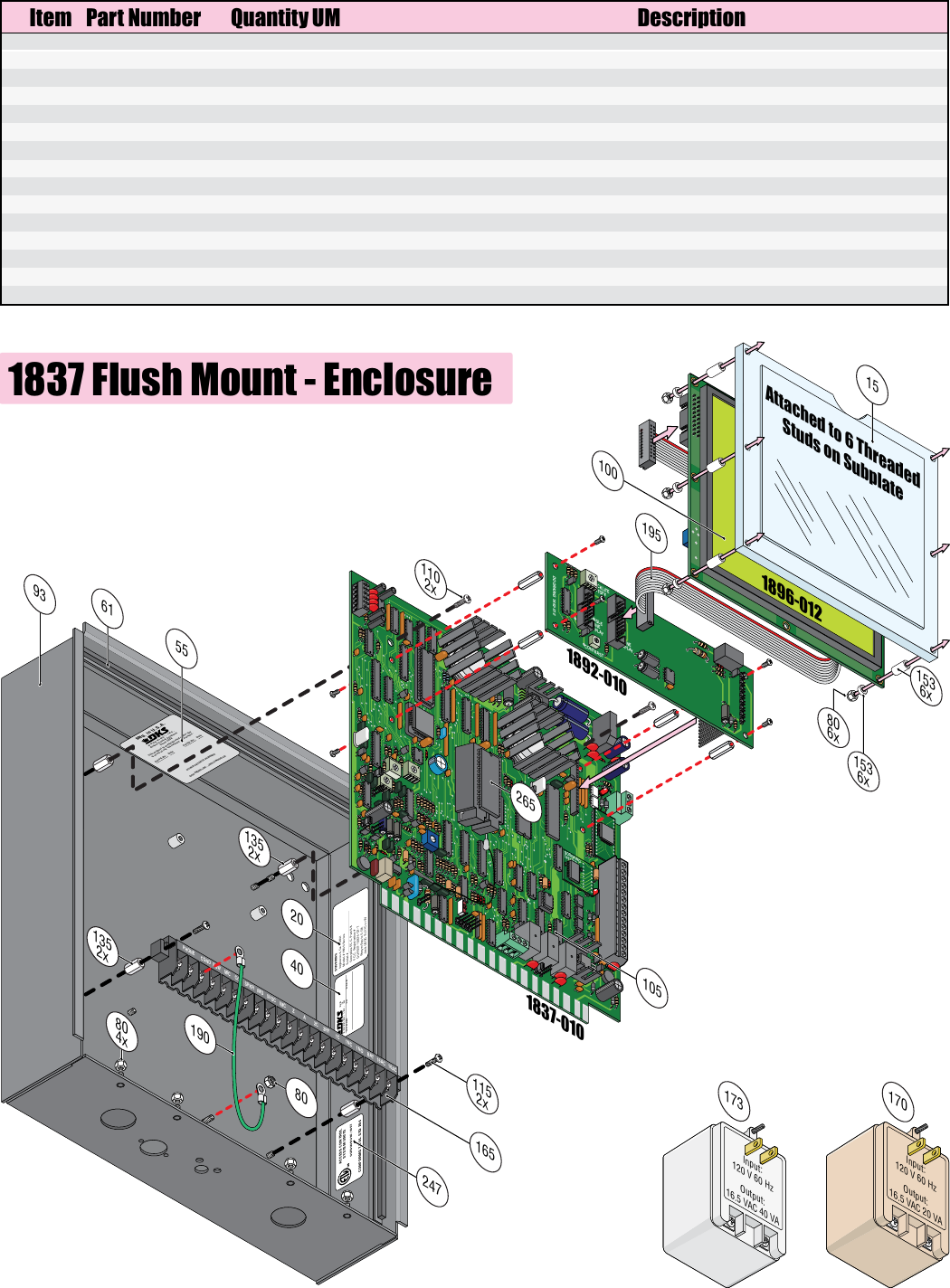 Page 5 of 9 - DoorKing Door King 1837 Parts List Series IPB