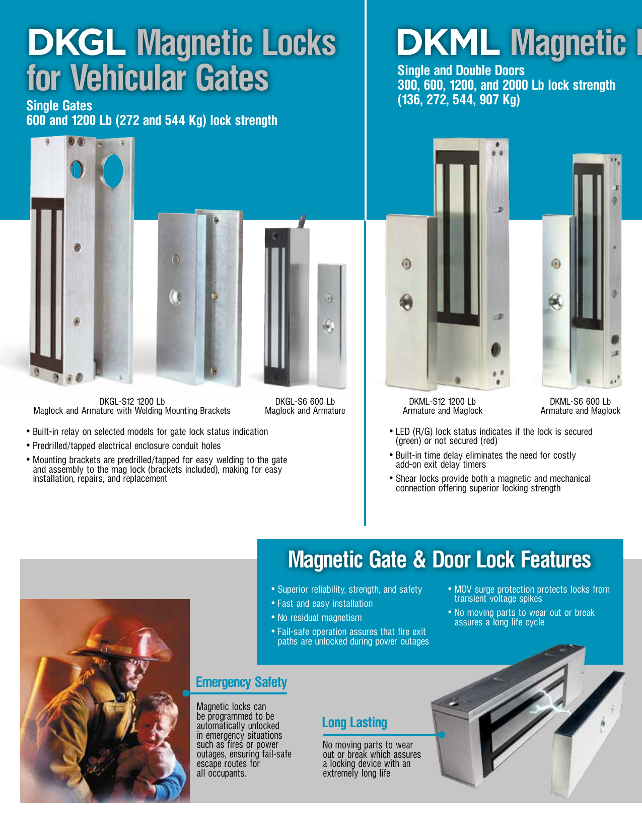 Page 3 of 5 - DoorKing Locks Tri-fold-2017 1 5 Door King & Gate Catalog DKS-Locks-Rev3-17