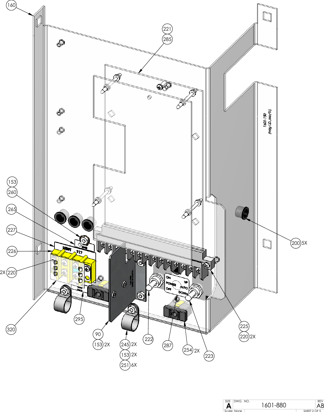 Doorking Ibp 1601 080 115v Parking Gate Operator 880 Rev Ab