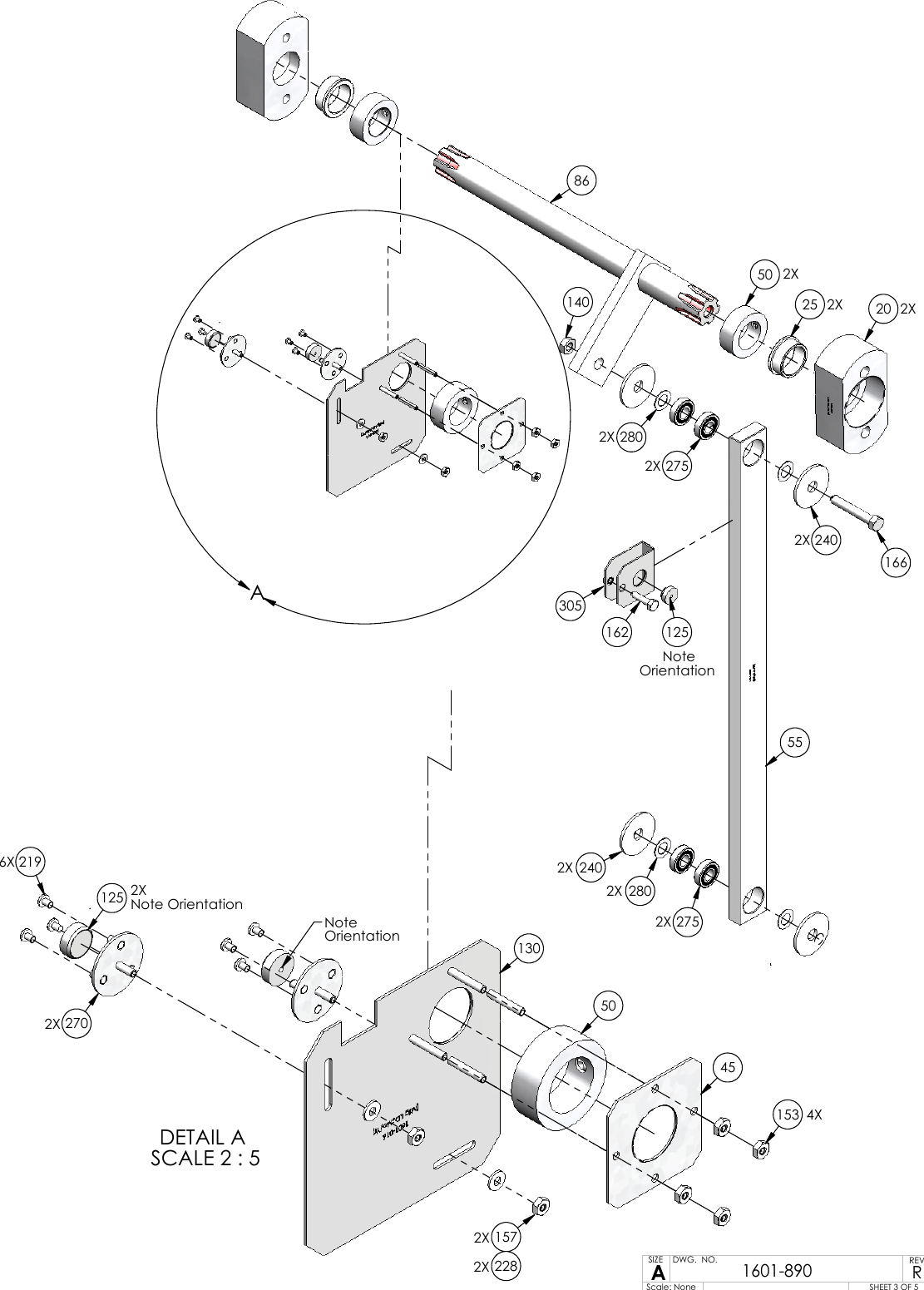 Page 3 of 5 - DoorKing IPB 1601-890 Rev R Door King 1601-090 Parts List