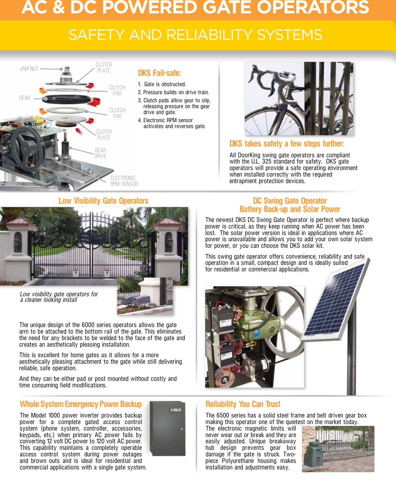 Page 2 of 5 - DoorKing Swing Gates-AC-DC 3-17 1 5 Door King Gate Operators Catalog Product Brochure