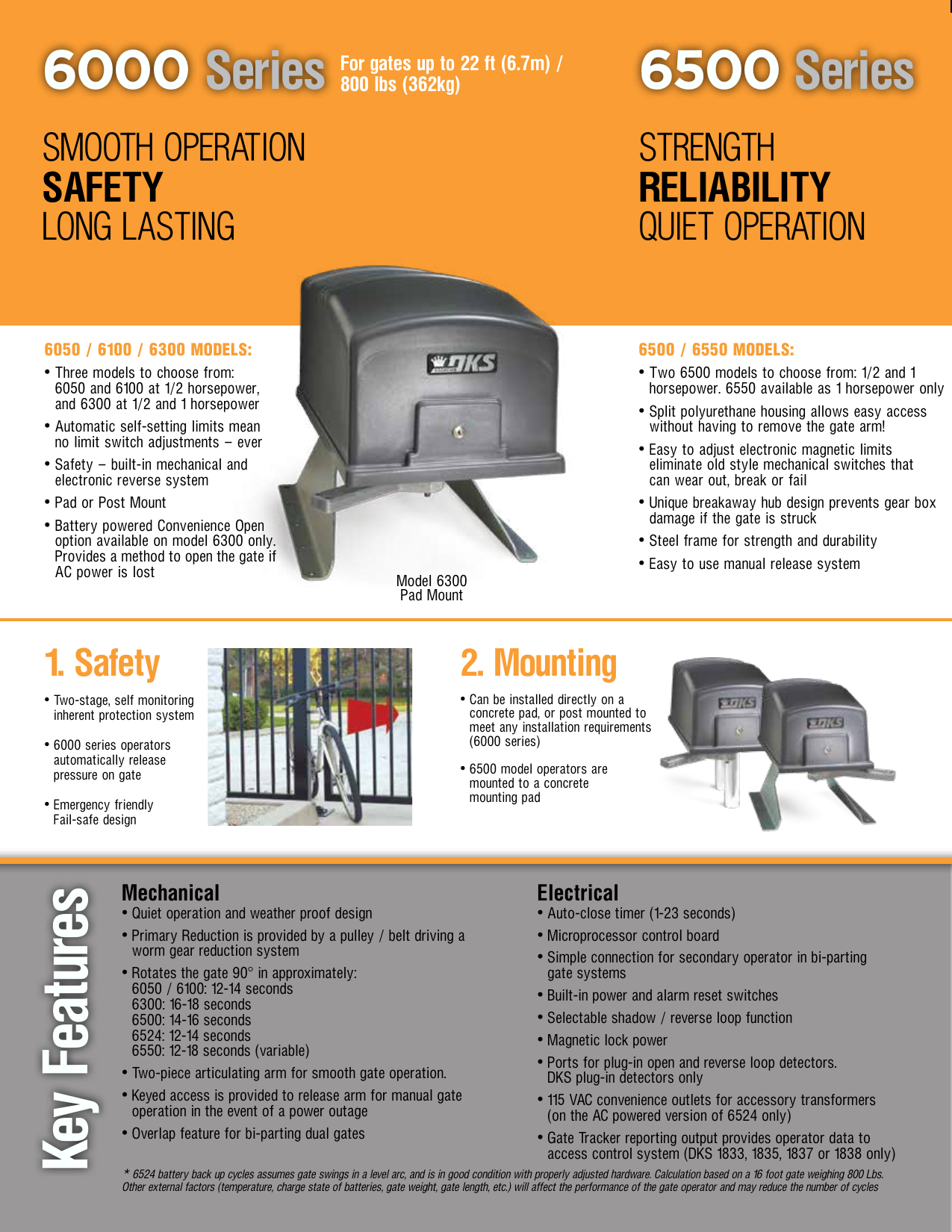 Page 3 of 5 - DoorKing Swing Gates-AC-DC 3-17 1 5 Door King Gate Operators Catalog Product Brochure