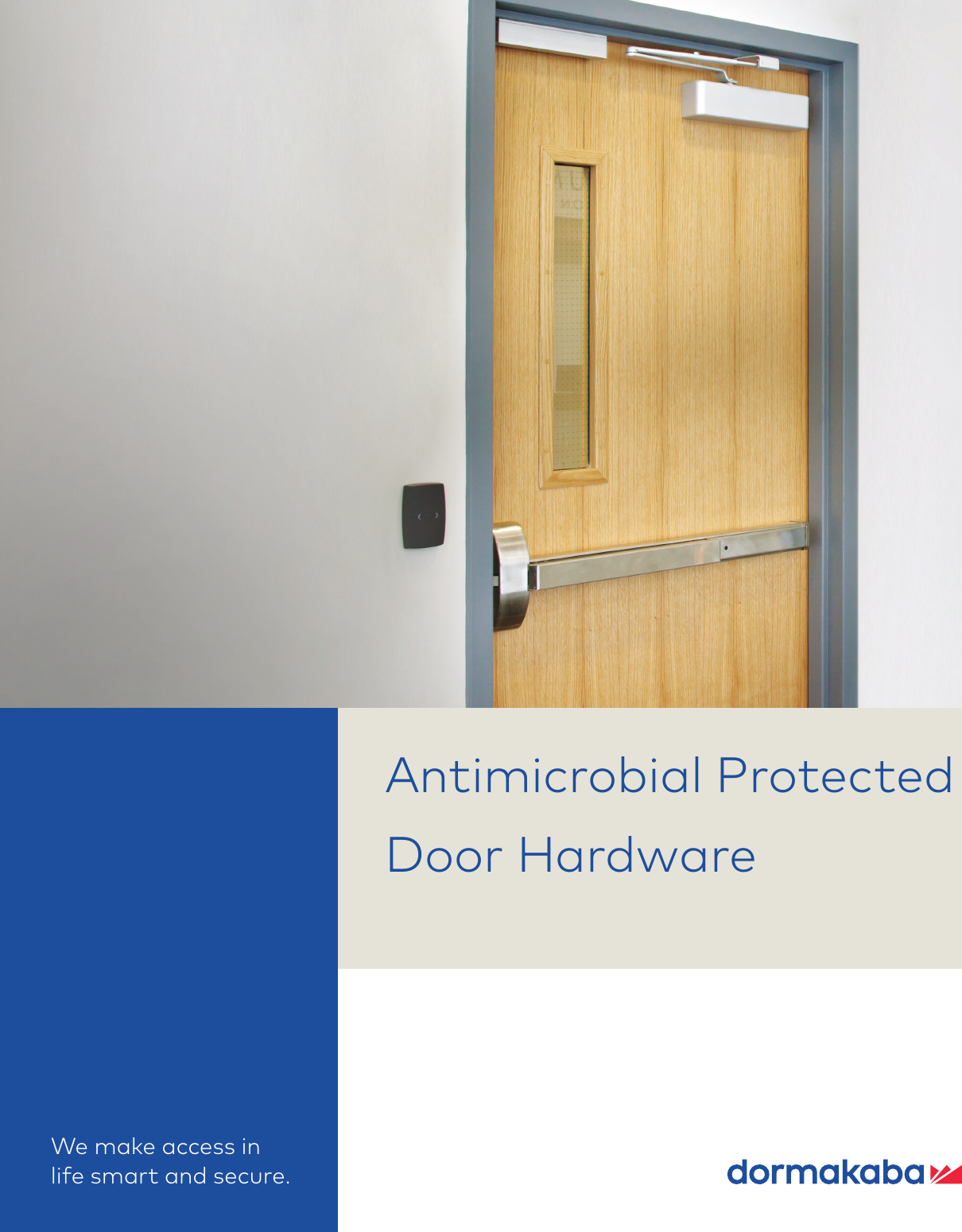 Page 1 of 4 - Dorma  Antimicrobial Protected Door Hardware Brochure Dormakaba-antimicrobial-protected-door-hardware-brochure