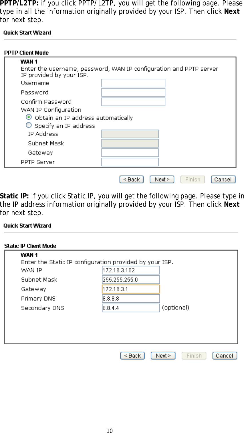 Page 17 of Draytek 2133 Gigabit Broadband Router User Manual DrayTek QS Vigor2133 RF V1 1