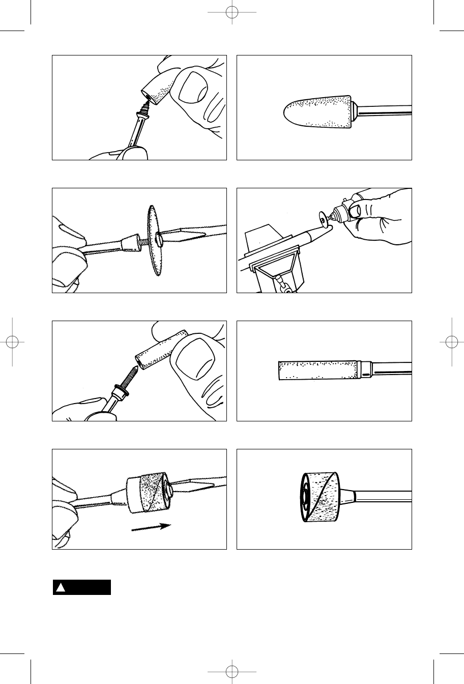 Dremel Brosse métallique 537 3 parties