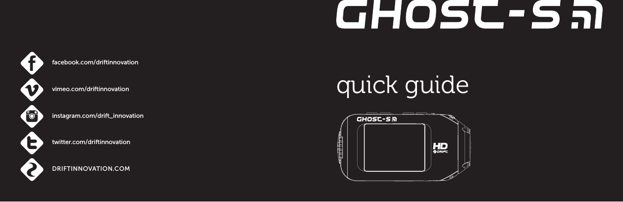 quick guidefollow usfacebook.com/driftinnovationvimeo.com/driftinnovationinstagram.com/drift_innovationtwitter.com/driftinnovationDRIFTINNOVATION.COM