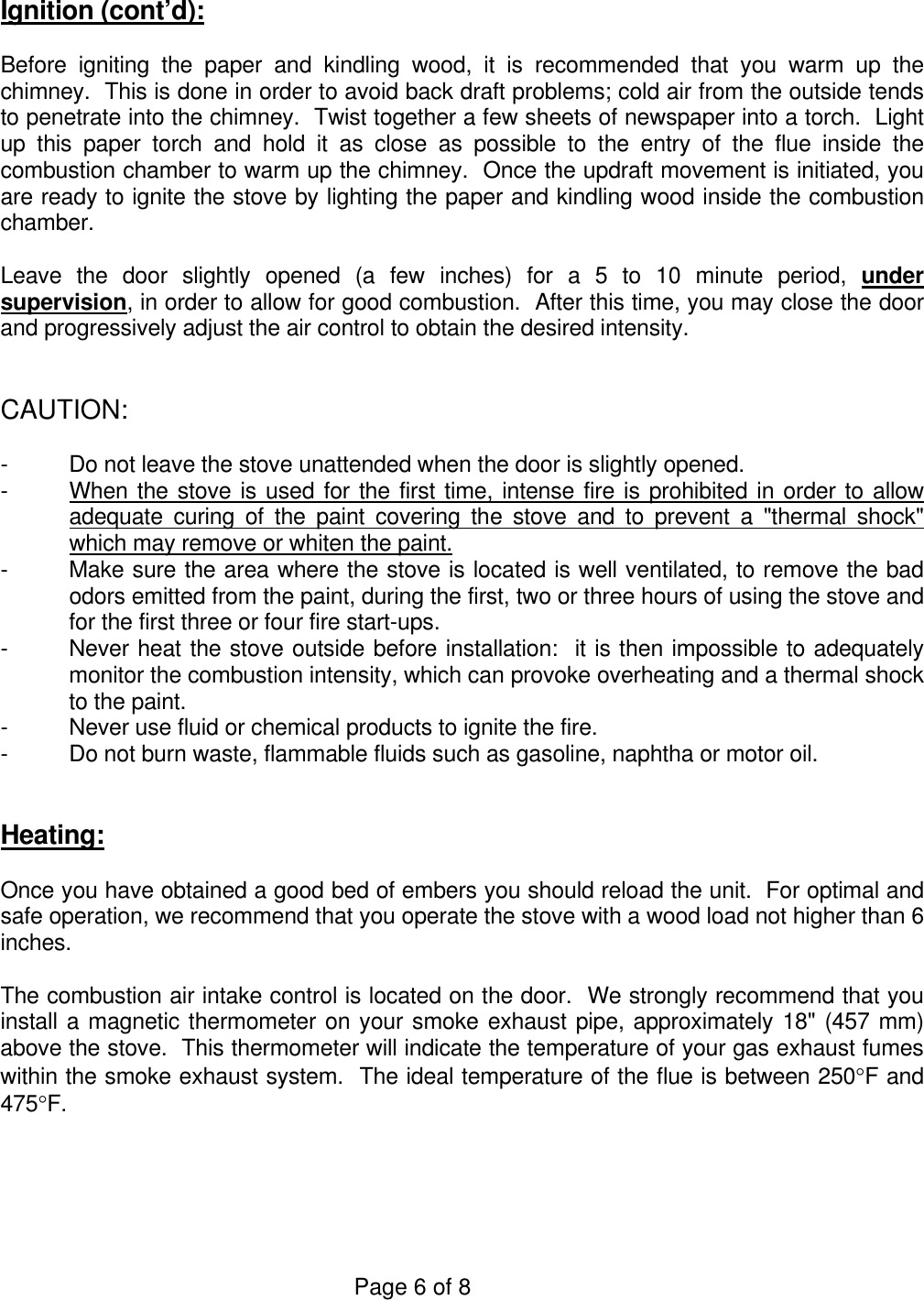 Page 7 of 9 - Drolet Drolet-Hunter-Wood-Stove-Users-Manual- GUIDE DU POLE BOIS  Drolet-hunter-wood-stove-users-manual