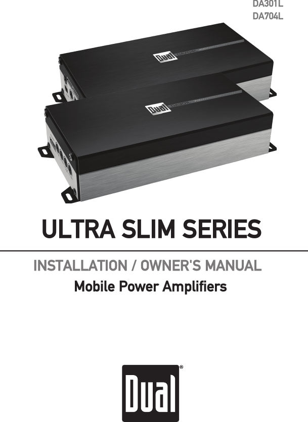 Page 1 of 12 - Dual Dual-Car-Amplifier-Da301L-Users-Manual- Ultra Slim Series Amps_12513  Dual-car-amplifier-da301l-users-manual
