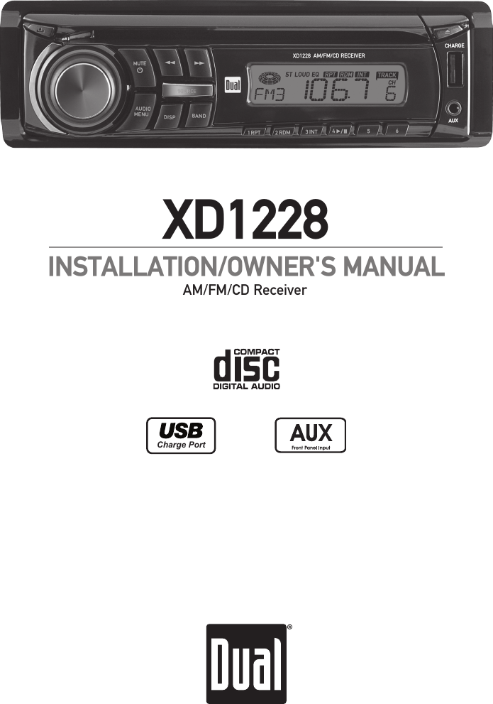 Page 1 of 12 - Dual Dual-Xd1228-Users-Manual-  Dual-xd1228-users-manual