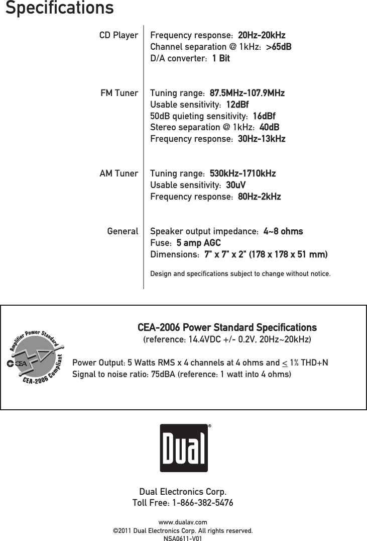 Page 12 of 12 - Dual Dual-Xd1228-Users-Manual-  Dual-xd1228-users-manual