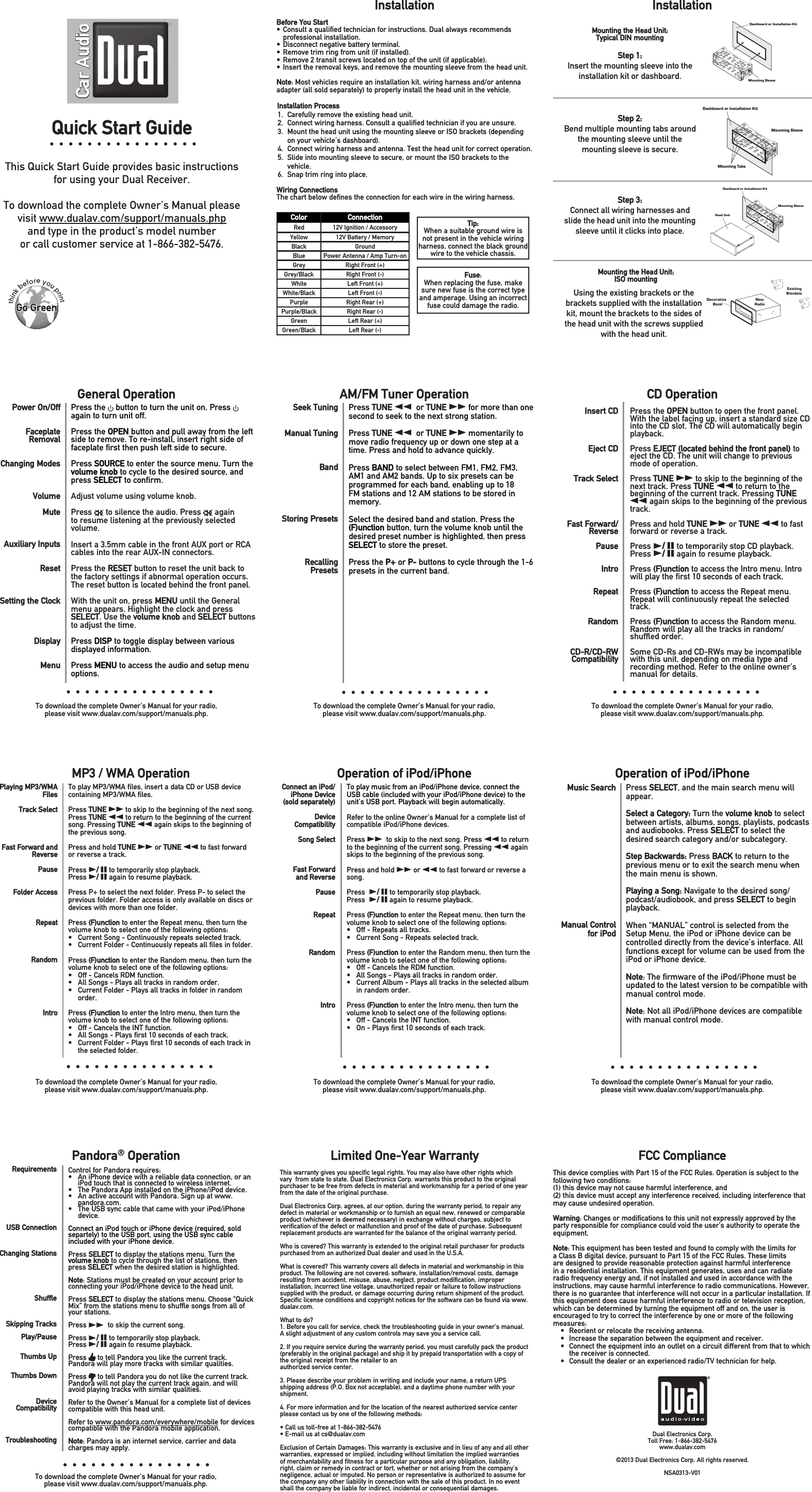 Page 1 of 1 - Dual Dual-Xdma761-Quick-Start-Guide