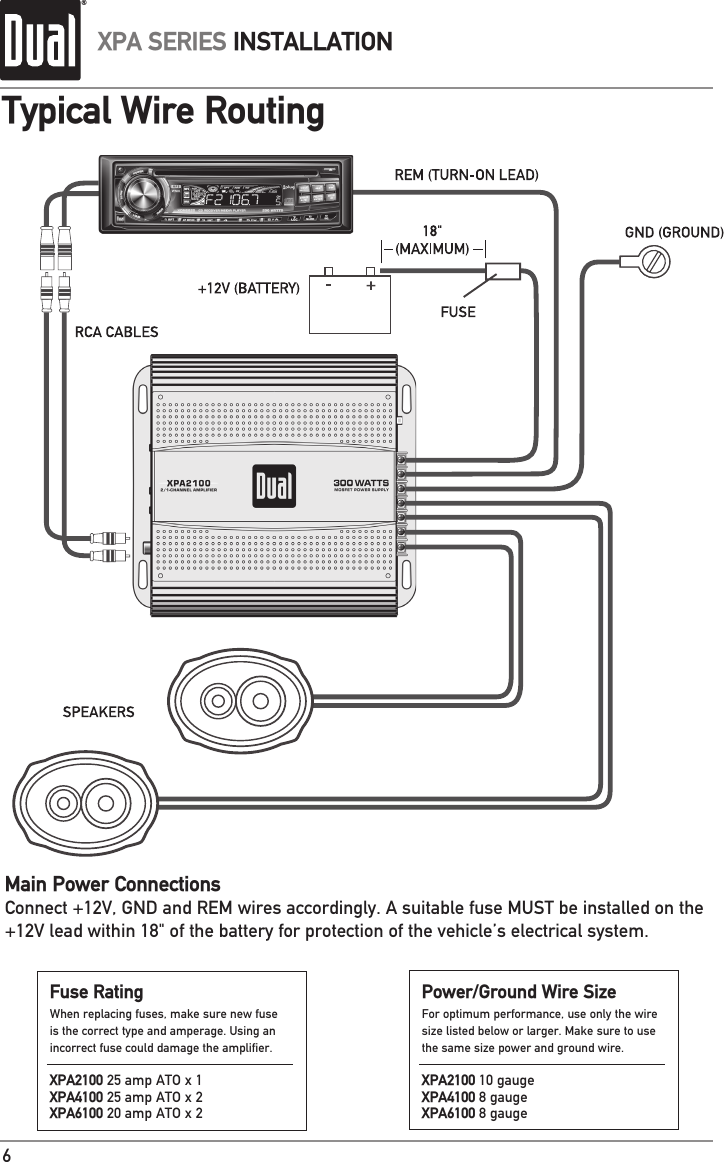 Dual Amp Wiring Diagram - Subwoofer Speaker Amp Wiring Diagrams Kicker