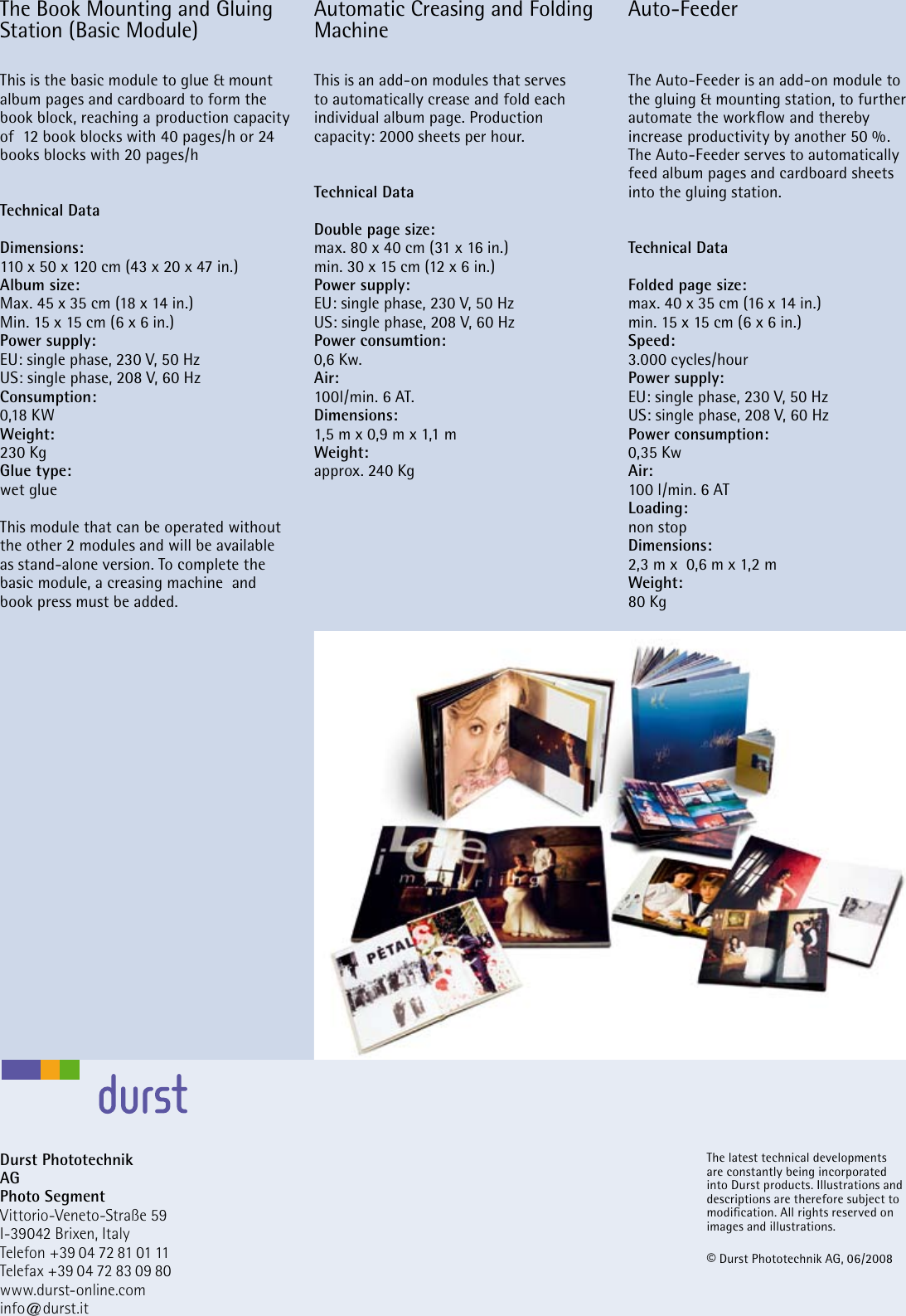 Page 2 of 2 - Durst Automatic Photo Book Station User Manual  To The 82f1f511-7a1c-46c5-87df-db415512bc82