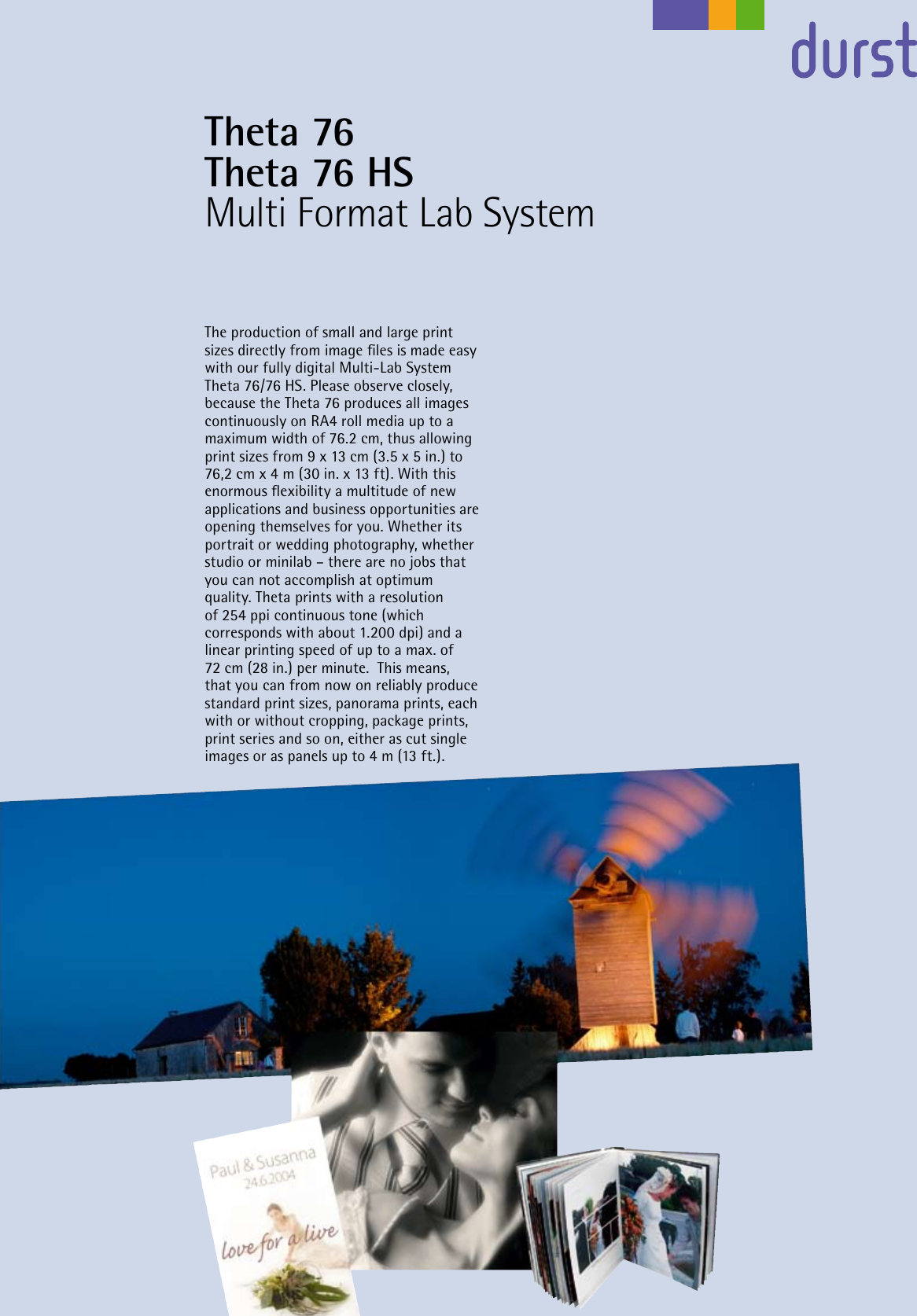 Page 1 of 10 - Durst Durst-Theta-76-Users-Manual-  Durst-theta-76-users-manual