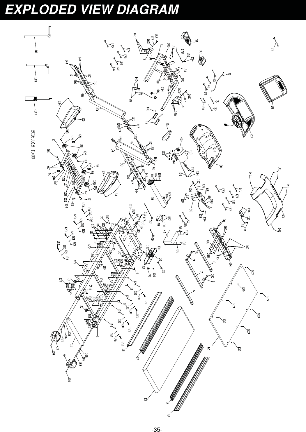  -35-    EXPLODED VIEW DIAGRAM 