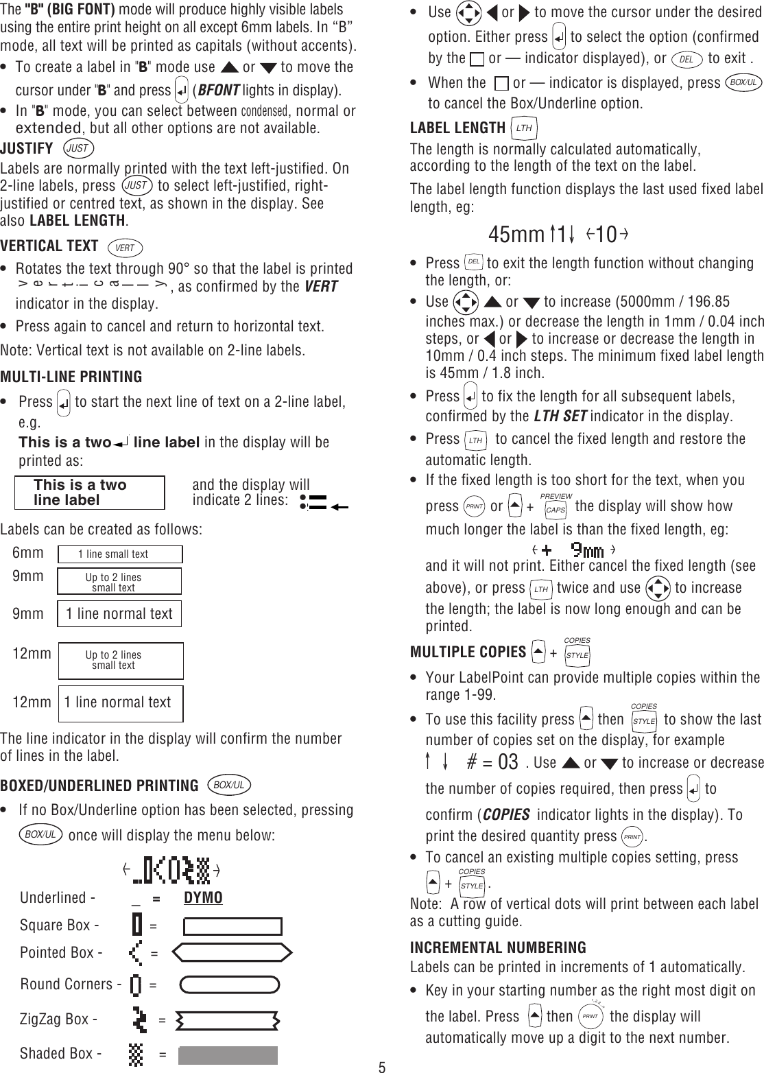 Page 4 of 7 - Dymo Dymo-Labelpoint-200-Users-Manual- ManualsLib - Makes It Easy To Find Manuals Online!  Dymo-labelpoint-200-users-manual