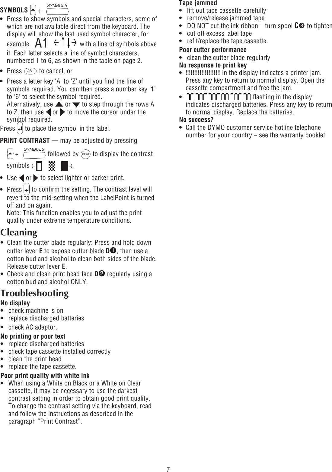 Page 6 of 7 - Dymo Dymo-Labelpoint-200-Users-Manual- ManualsLib - Makes It Easy To Find Manuals Online!  Dymo-labelpoint-200-users-manual