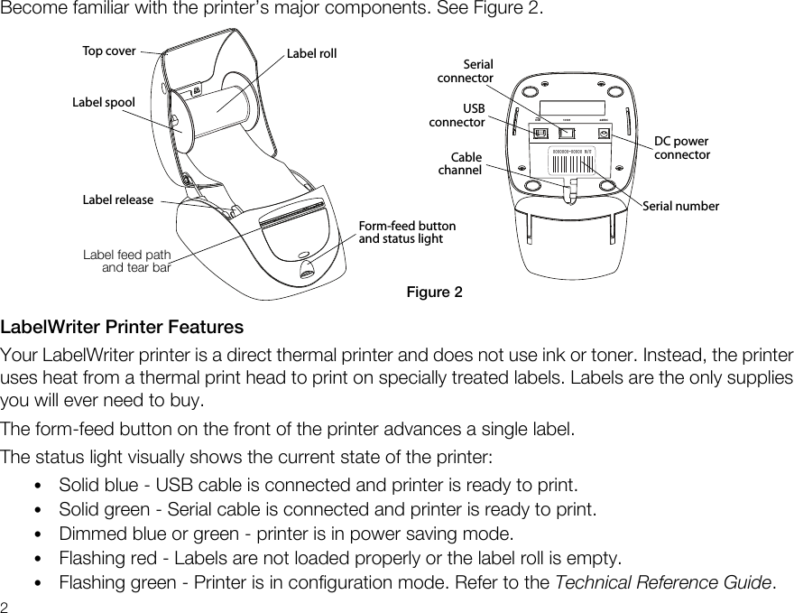 Page 4 of 12 - Dymo Dymo-Labelwriter-Se450-Quick-Start-Guide