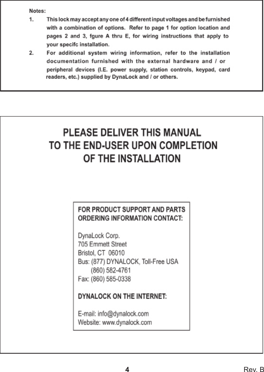 Page 4 of 4 - DynaLock 2000-3000 Wiring Manual Revised 2000-3000-wiring-manual-revised