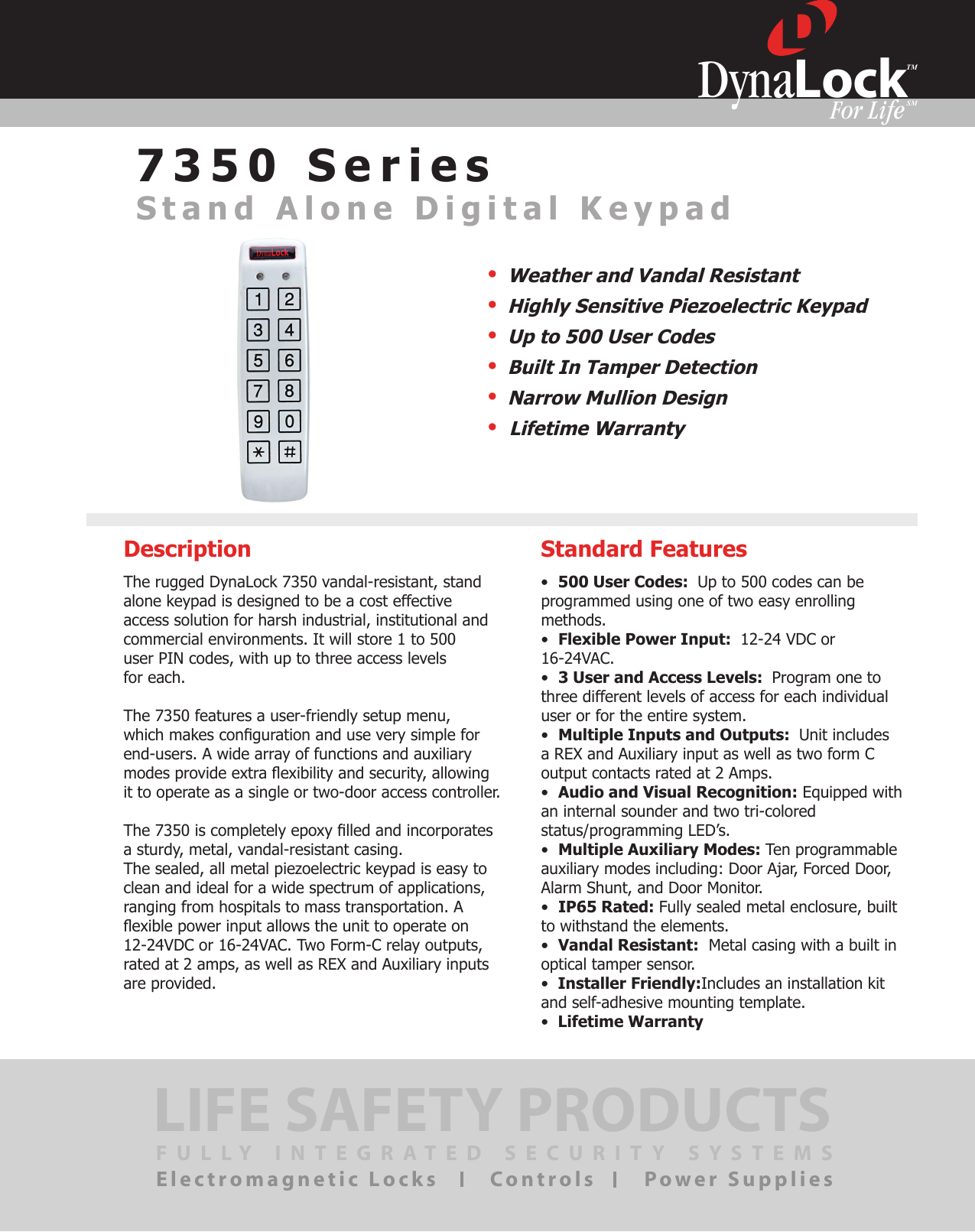 DynaLock 7350 Series Brochure
