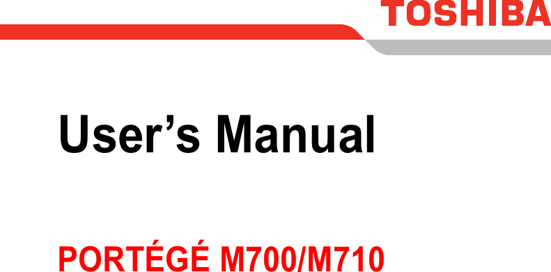 User’s ManualPORTÉGÉ M700/M710
