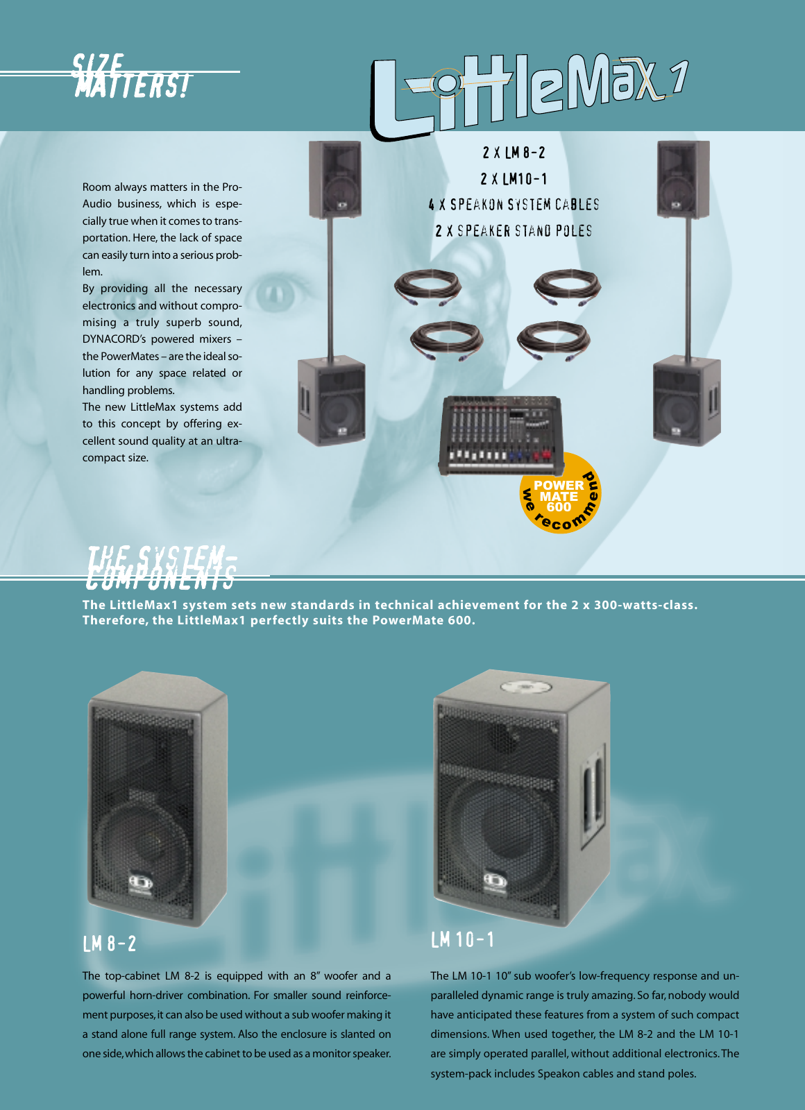 Page 2 of 4 - Dynacord Dynacord-Littlemax-Users-Manual-  Dynacord-littlemax-users-manual