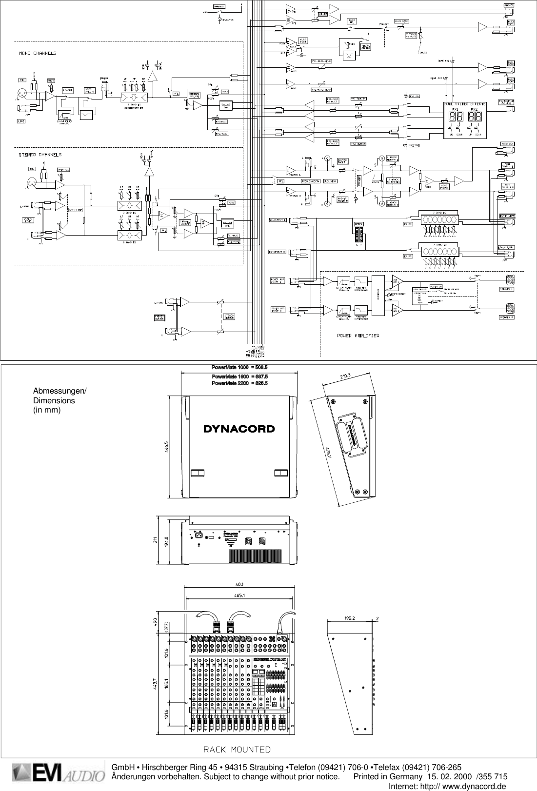 Page 4 of 4 - Dynacord Dynacord-Powermate-2200-Users-Manual- VENTURA  Dynacord-powermate-2200-users-manual