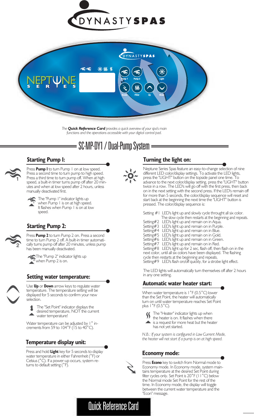 Page 1 of 2 - Dynasty-Spas Dynasty-Spas-9919-100418-B-Users-Manual- Qrc To Printer  Dynasty-spas-9919-100418-b-users-manual