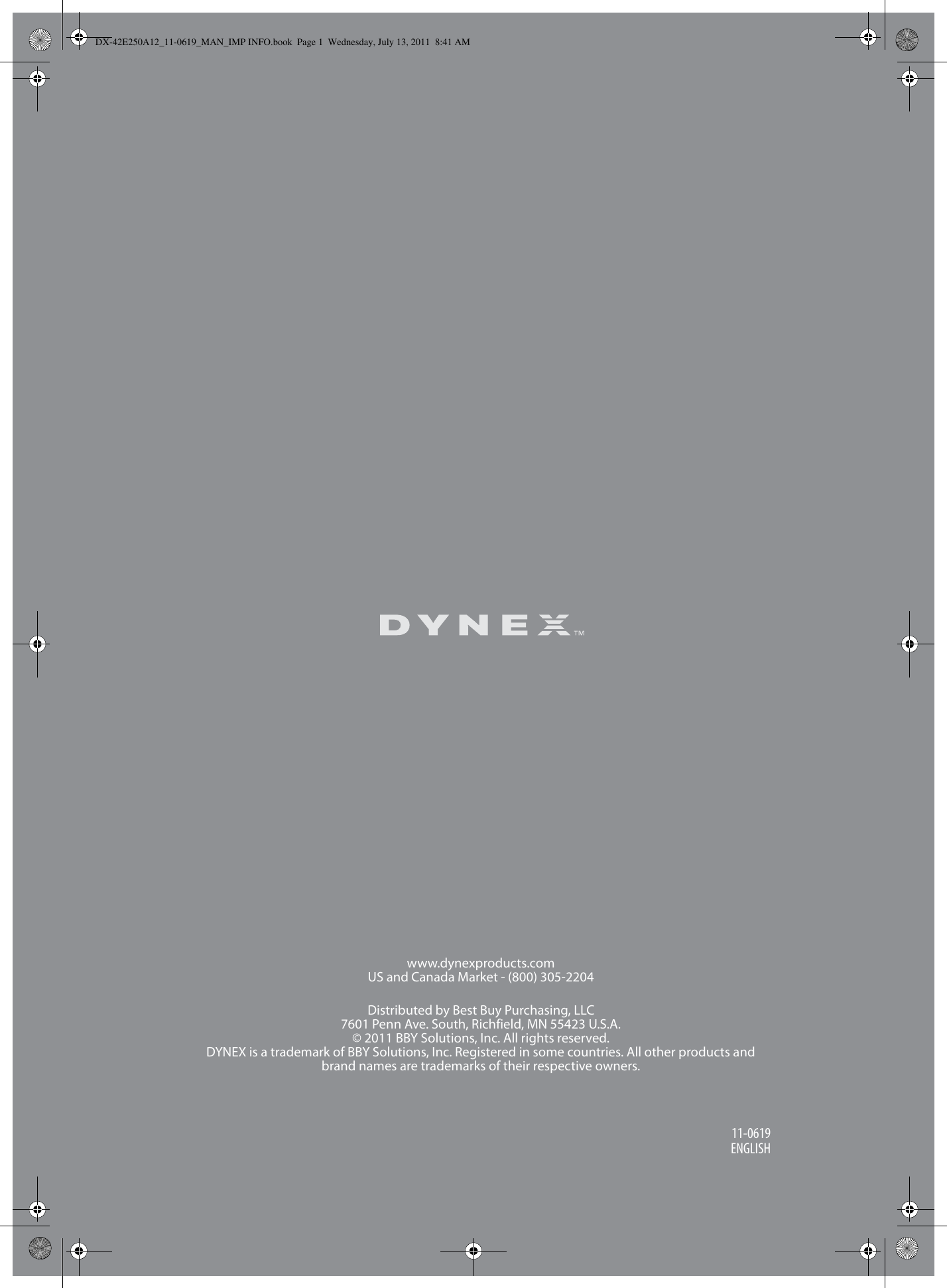 Page 12 of 12 - Dynex DX-42E250A12 DX-42E250A12_11-0619_MAN_IMP INFO User Manual  To The 3e4b5957-f313-412f-8cb4-f2142f01be18
