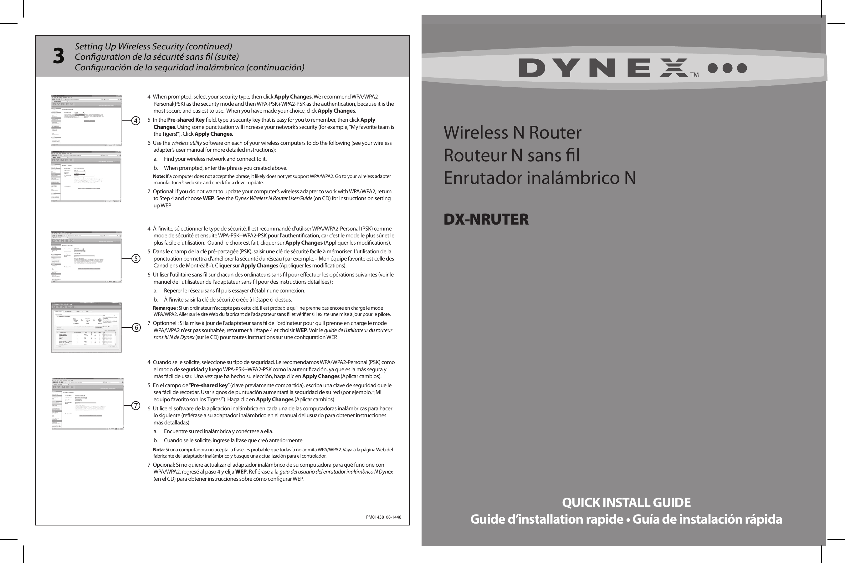 Page 1 of 2 - Dynex Dynex-Dx-Nruter-Users-Manual- DX-E402_SIDE1  Dynex-dx-nruter-users-manual