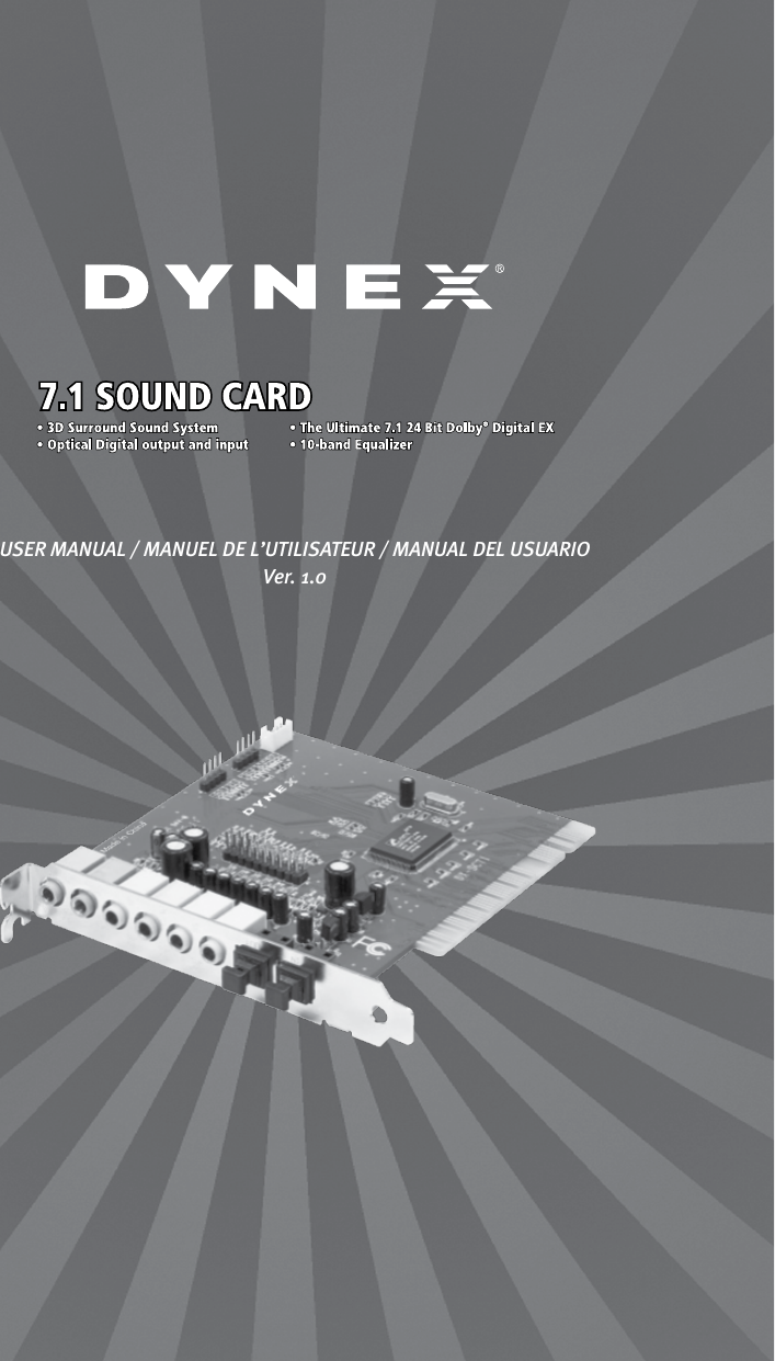 Dynex Dx Sc71 Users Manual