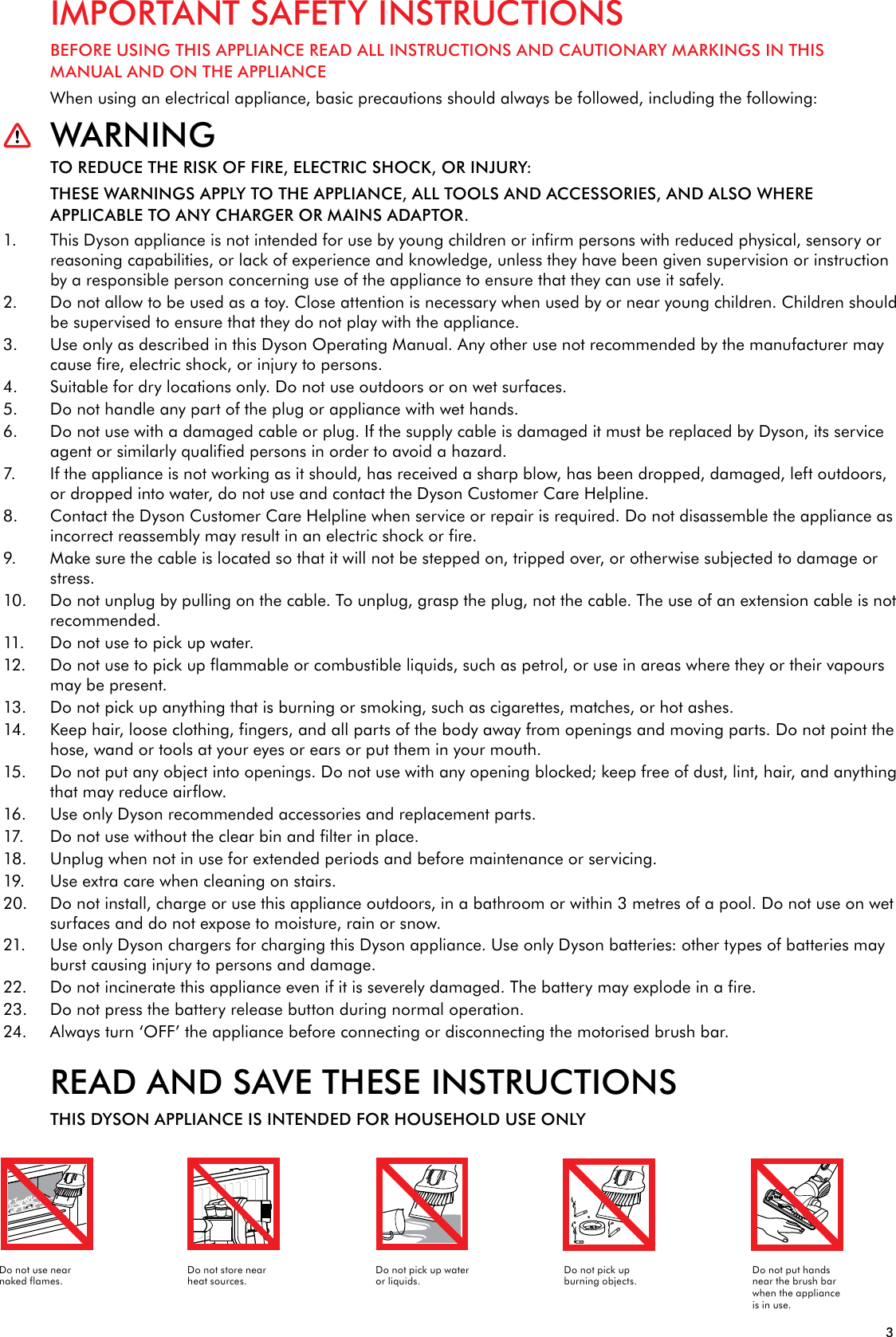 Page 3 of 12 - Dyson DC44 User Manual  To The D05506a5-c3a6-4e98-a5b4-fdd3be0d7ef8