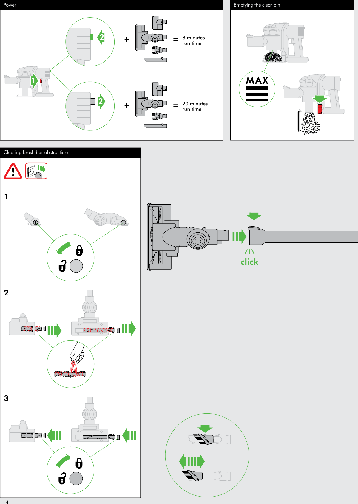 Page 4 of 12 - Dyson DC44 User Manual  To The D05506a5-c3a6-4e98-a5b4-fdd3be0d7ef8