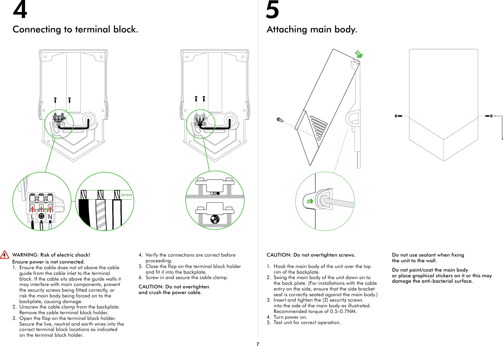 Page 7 of 8 - Dyson Dyson-Airblade-V-Installation-Guide-  Dyson-airblade-v-installation-guide