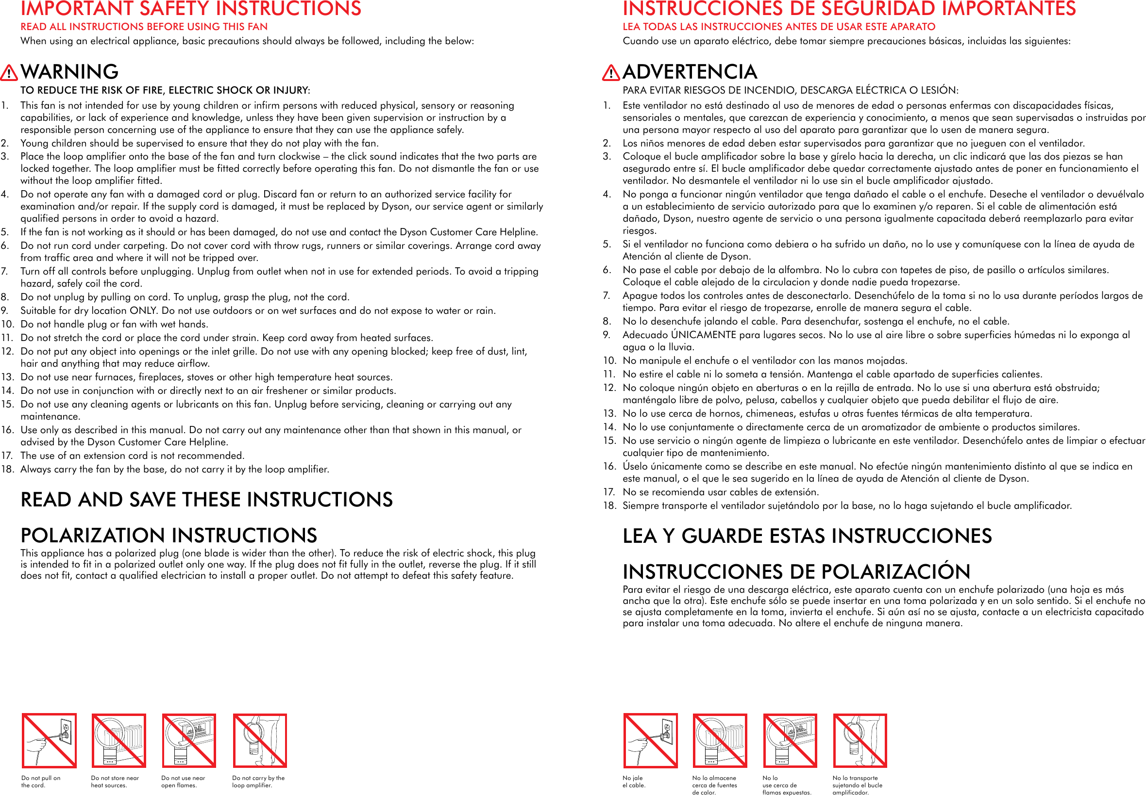 Page 2 of 5 - Dyson Dyson-Am01-Table-Fan-10-Inch-Owner-S-Manual