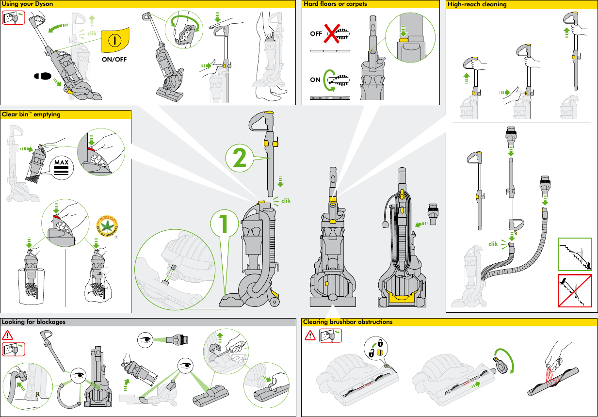 Page 3 of 7 - Dyson Dyson-Ball-Dc24-Users-Manual- ManualsLib - Makes It Easy To Find Manuals Online!  Dyson-ball-dc24-users-manual