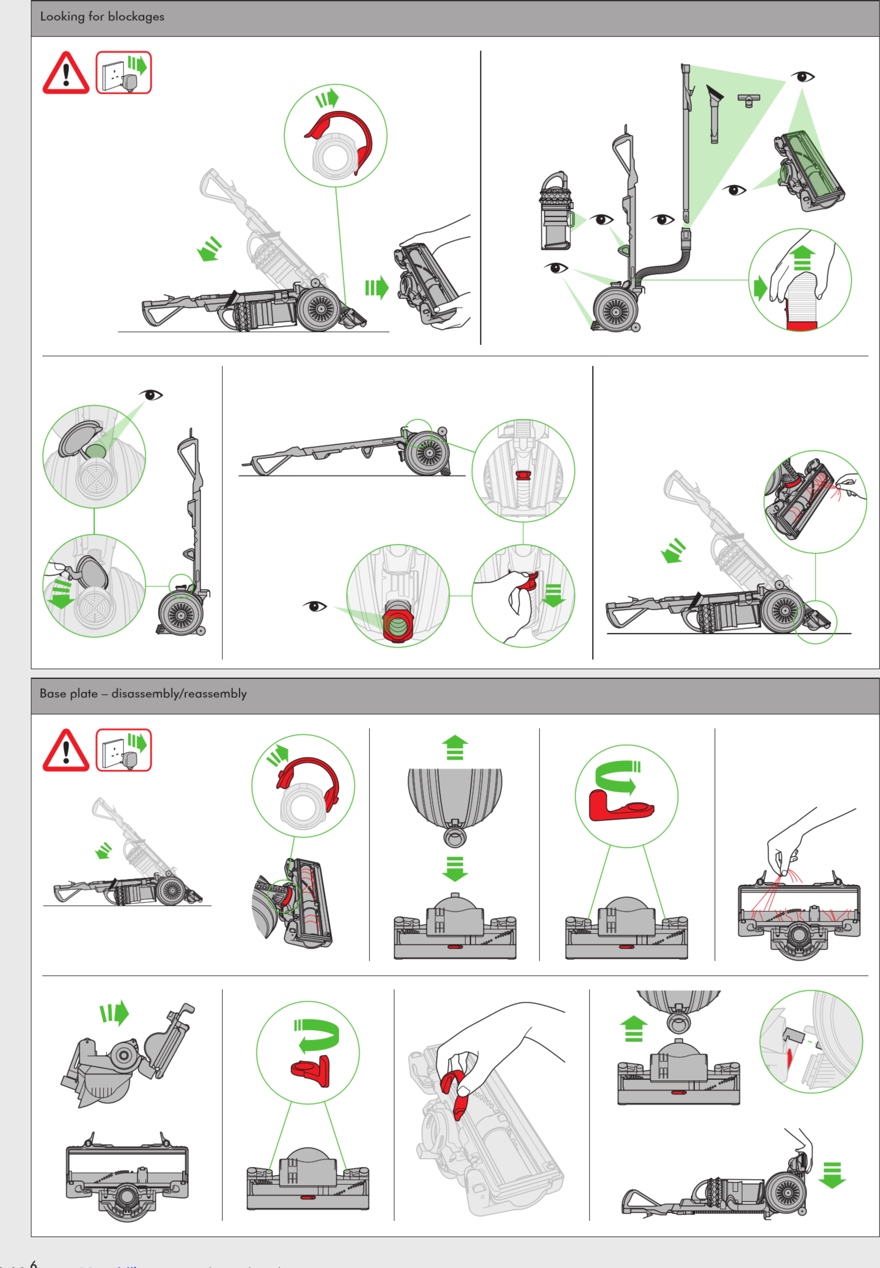 Page 6 of 12 - Dyson Dyson-Cinetic-Big-Ball-Operating-Manual-1003162 User Manual