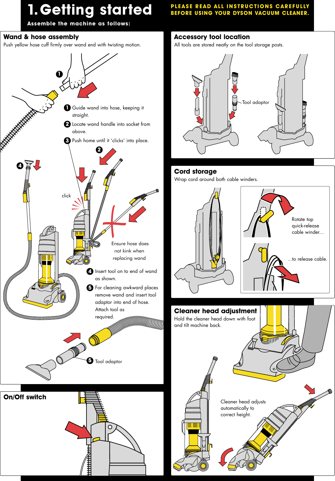 Page 2 of 6 - Dyson Dyson-Dc-01-Users-Manual- 00753-01 DC01 OPERATING MANUAL  Dyson-dc-01-users-manual