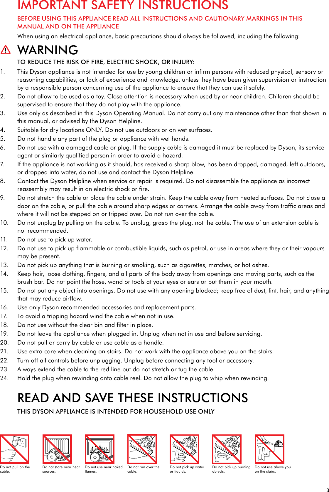 Page 3 of 12 - Dyson Dyson-Dc28C-2015-Owners-Manual-  Dyson-dc28c-2015-owners-manual