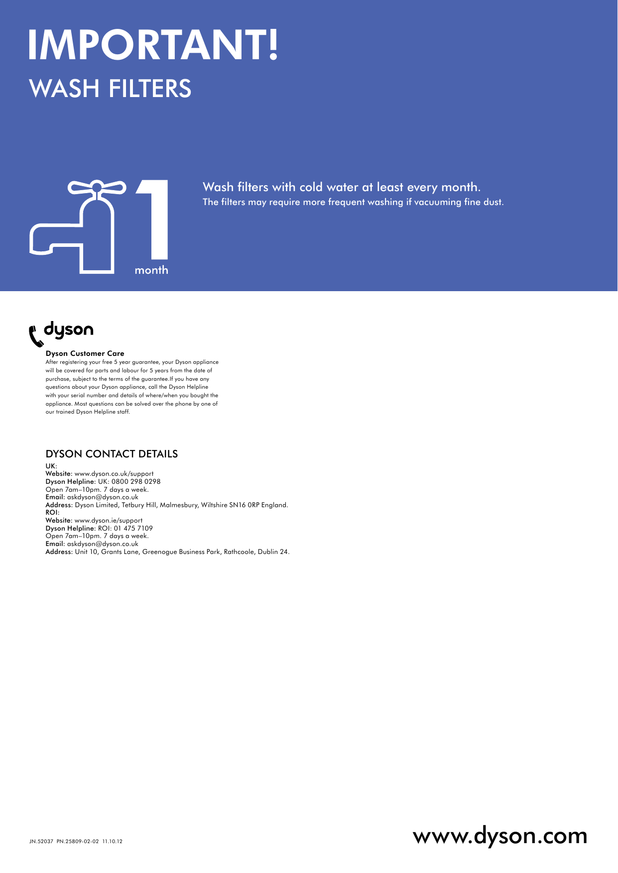 Dyson Dc50 Animal 2015 Owners Manual
